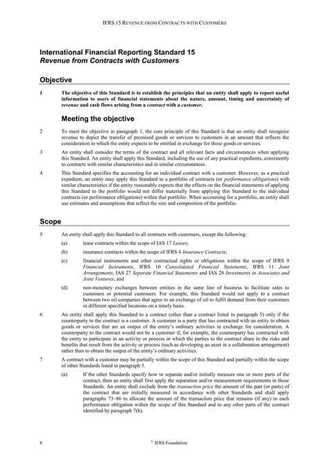 practical expedient ifrs 15