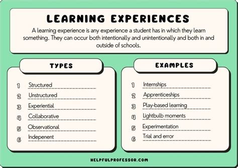 practical experience examples for students