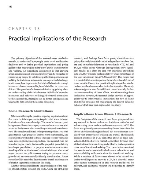 practical implications in research sample
