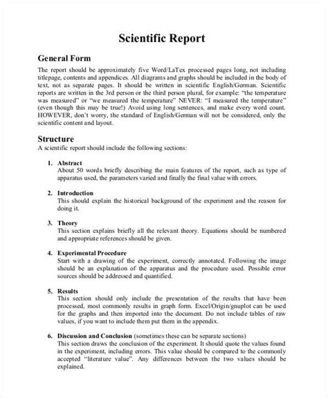 practical report example pdf