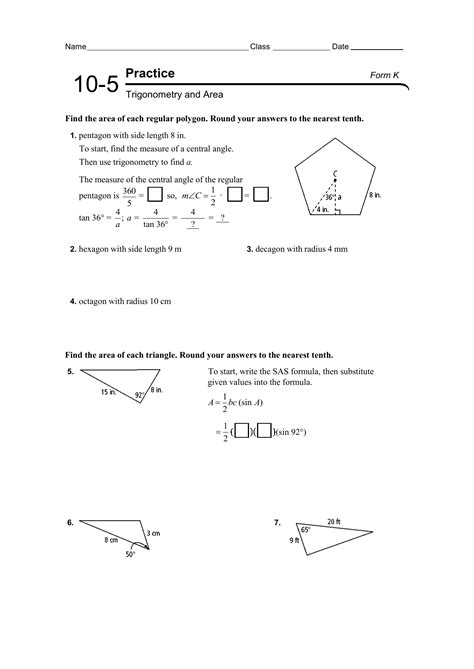 Practice On Trig Ratios Worksheet Answers