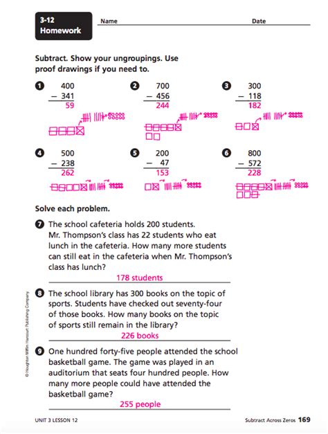 Practice And Homework Lesson 72 Answer Key For 5Th Grade