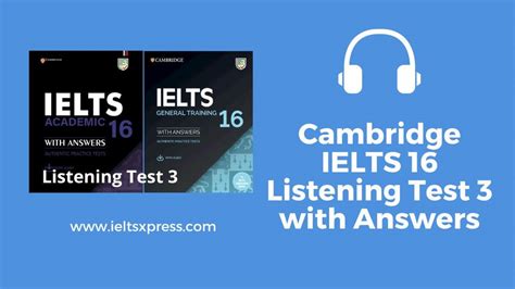 practice cambridge ielts 16 listening test 03