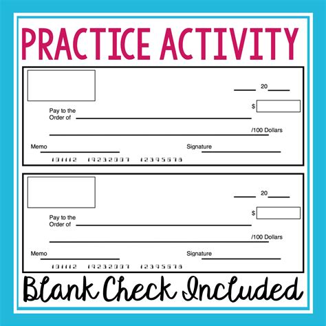 Practice Printable Practice Checks