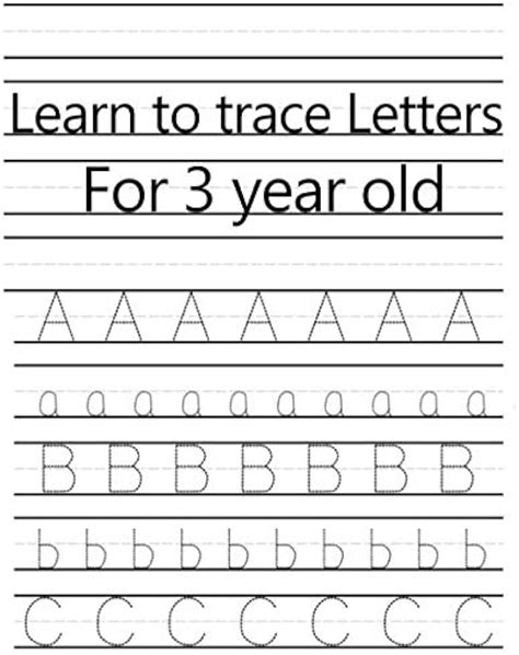 Practice Sheets For 3 Year Olds