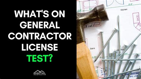 practice test for general contractor license