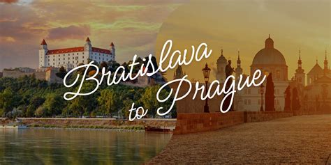 Escena de viaje desde Praga a Bratislava