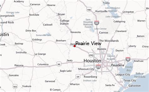 Prairie View Texas On Map