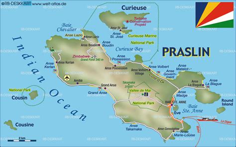 Praslin Island Seychellesright off the coast of Africa Seychelles