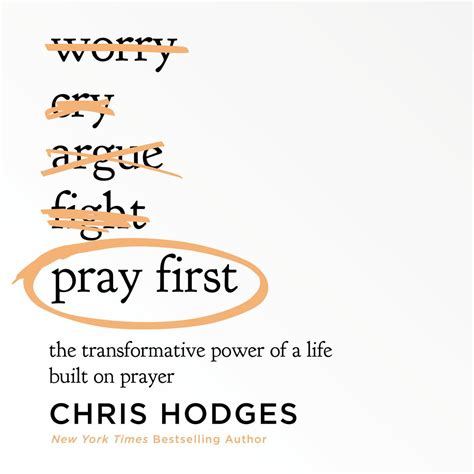 pray first book chris hodges