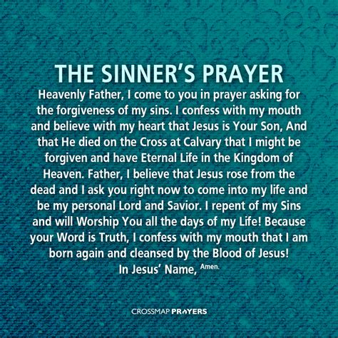 pray for the sinner