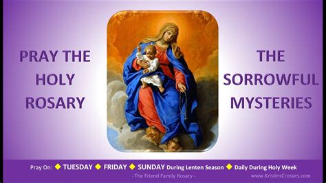 pray the rosary for wednesday during lent