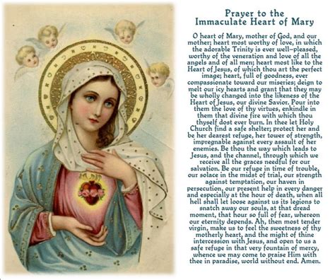 pray to the immaculate heart of mary