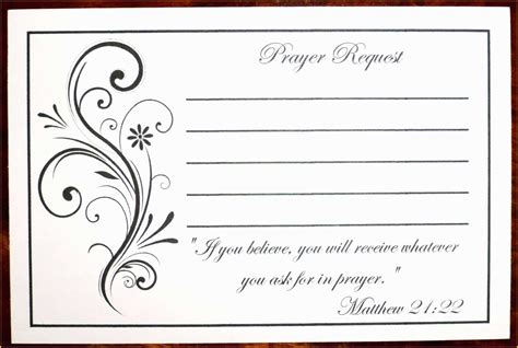Funeral Prayer Card Template Editable MS Word & Etsy