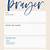 prayer journal template free printable