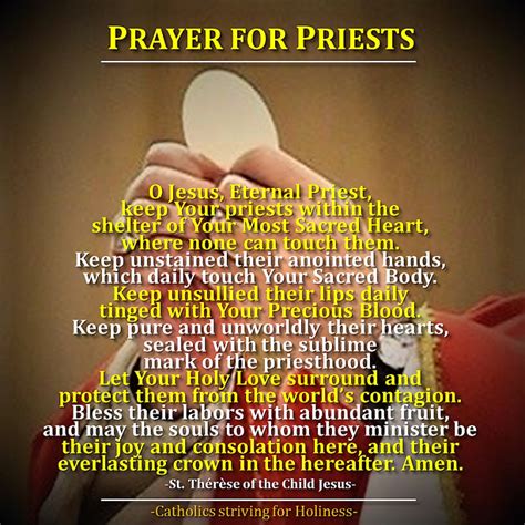 prayer for a priest who has died
