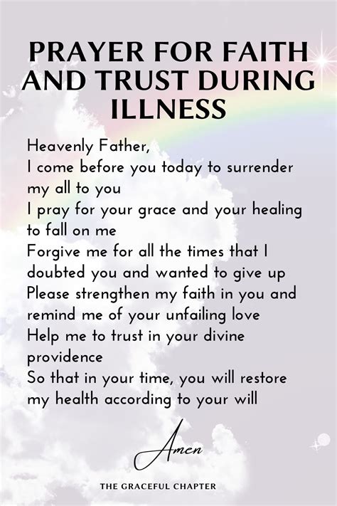 prayer for divine healing and health