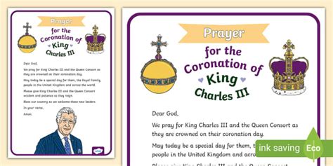 prayer for king charles 3