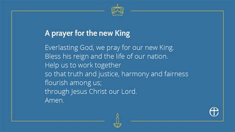 prayer for king charles iii church of england