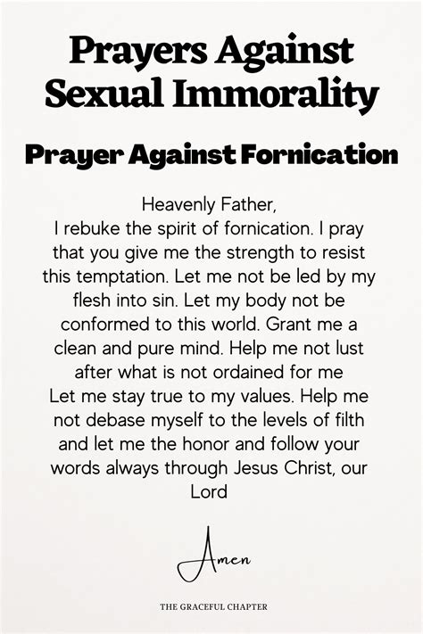 prayer for repentance of sexual sin