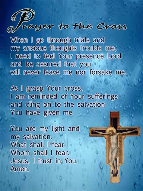 prayer for the cross