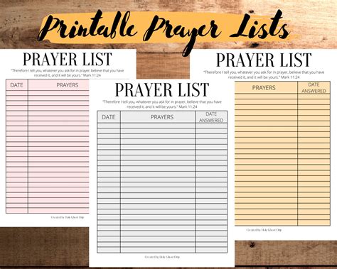 prayer list for 2023