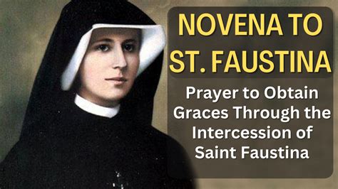 Prayer Of Saint Faustina