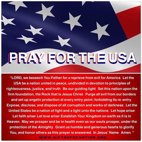 prayer points for america 2023