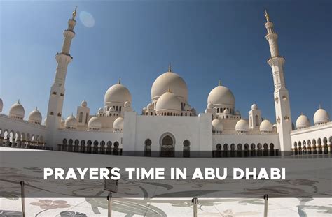 prayer time abu dhabi awqaf