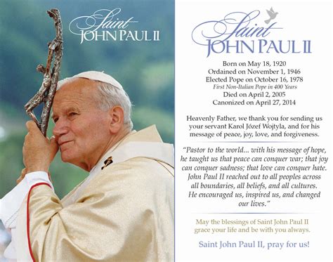 prayer to john paul ii