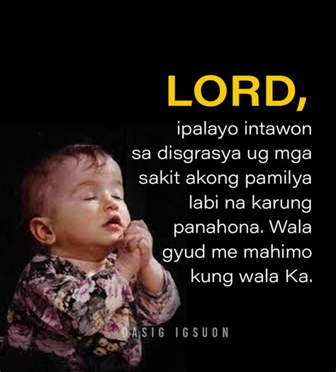 prayer to take authority in bisaya