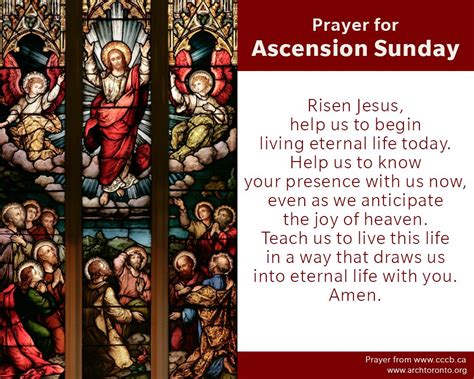 prayers of the faithful for ascension day