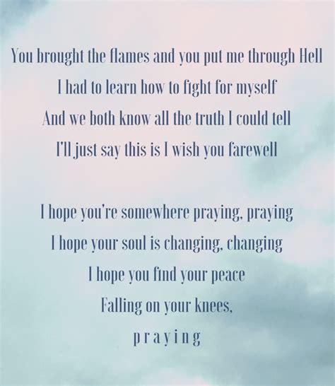 praying by kesha lyrics