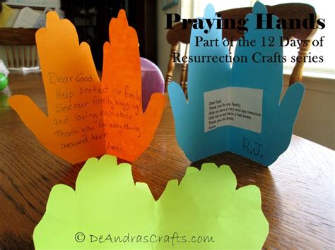 Creating Beautiful Praying Hands Craft Printable In 2023