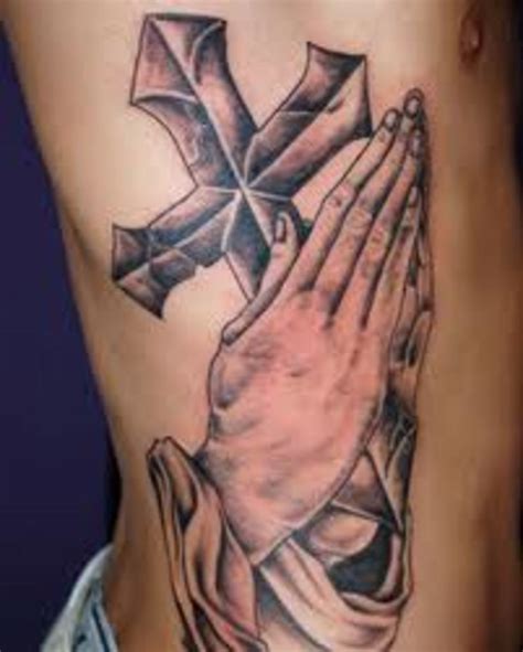 Praying Hands With Tattoos