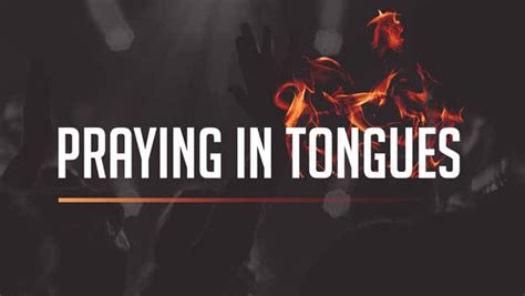 praying in tongues study