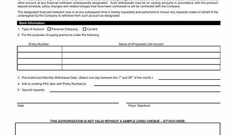 Rbc Pre Authorized Payment Form - Fill Online, Printable, Fillable