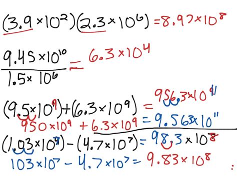 pre algebra scientific notation