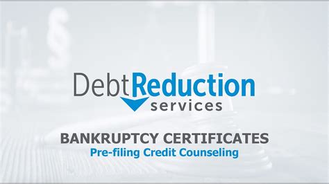 pre bankruptcy credit counseling online