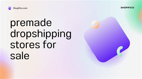 pre built stores for shopify