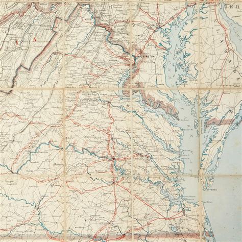 pre civil war virginia state map