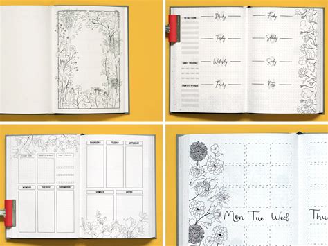 Get organized with a pre filled bullet journal