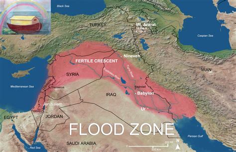 pre flood mesopotamia map