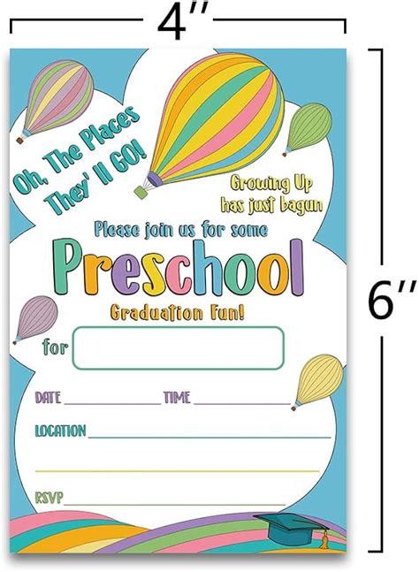 Pre K Graduation Invitations Printable