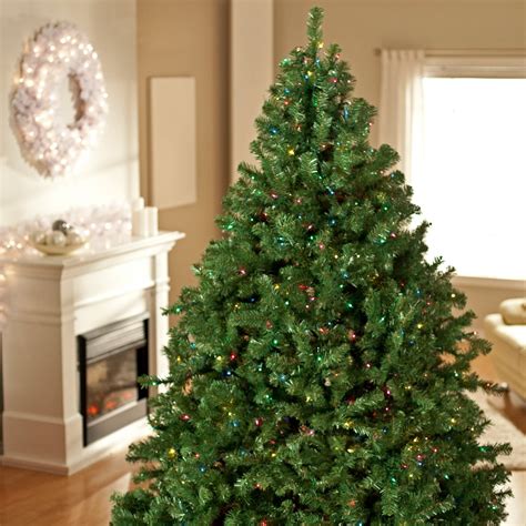 Classic Flocked Slim PreLit Christmas Tree