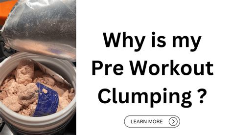 Pre Workout Clumping Up