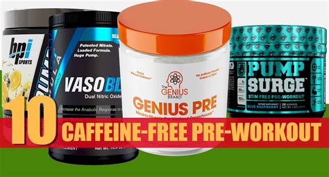 Pre Workout Without Caffeine Reddit