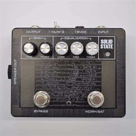 Preamp Pedal For Solid State Amp