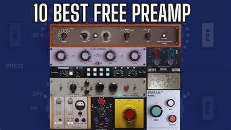 Preamp Plugin For Vocals