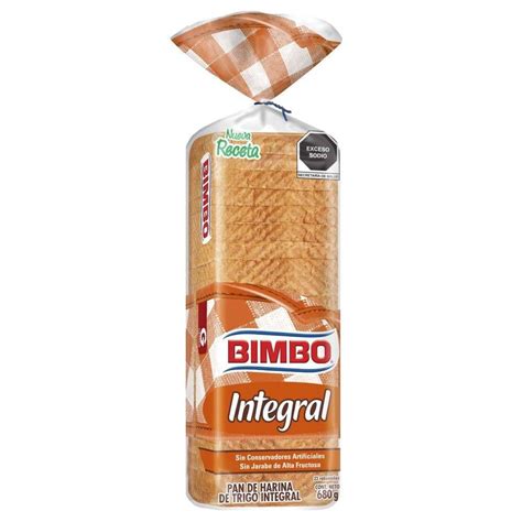 precio del pan bimbo integral